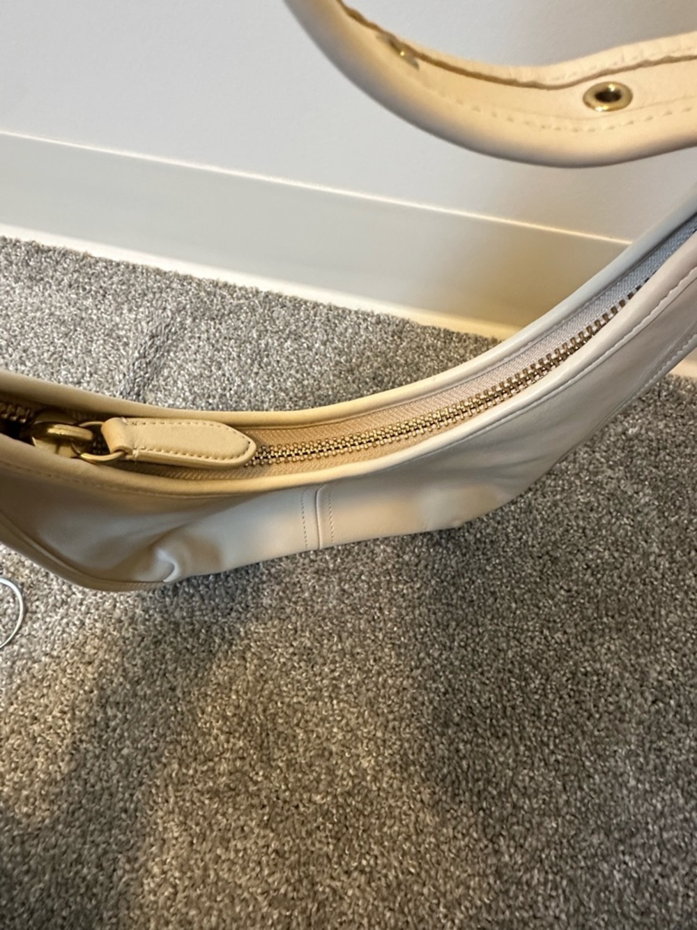 Coach Cream Leather Ergo Shoulder Bag - Picture 10 of 15